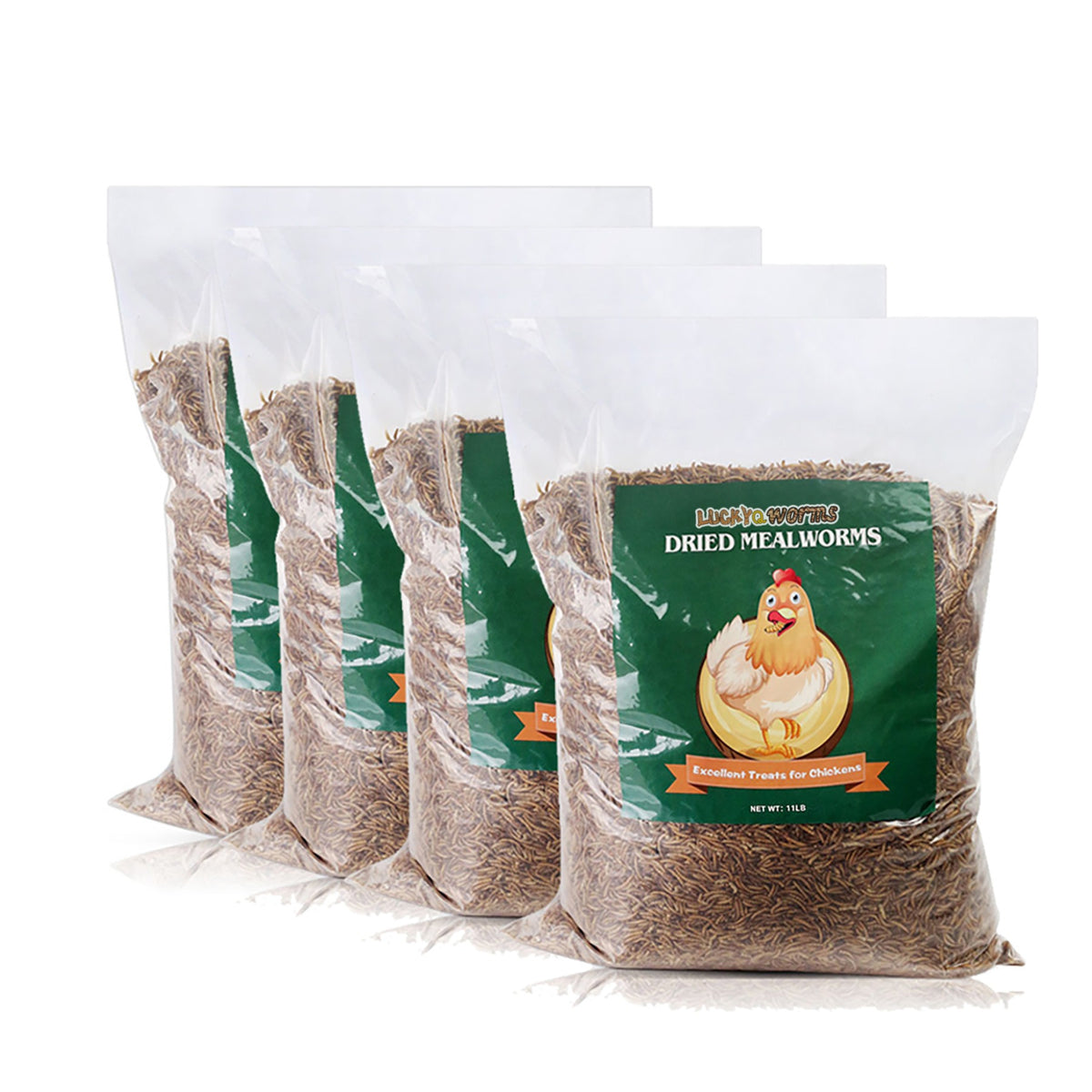 Bulk Dried Mealworms 22 or 40 lb, Protein-Rich Insect Treats for Chickens, Ducks and Wild Birds, Supplemental Snacks for Backyard Feeding Routines