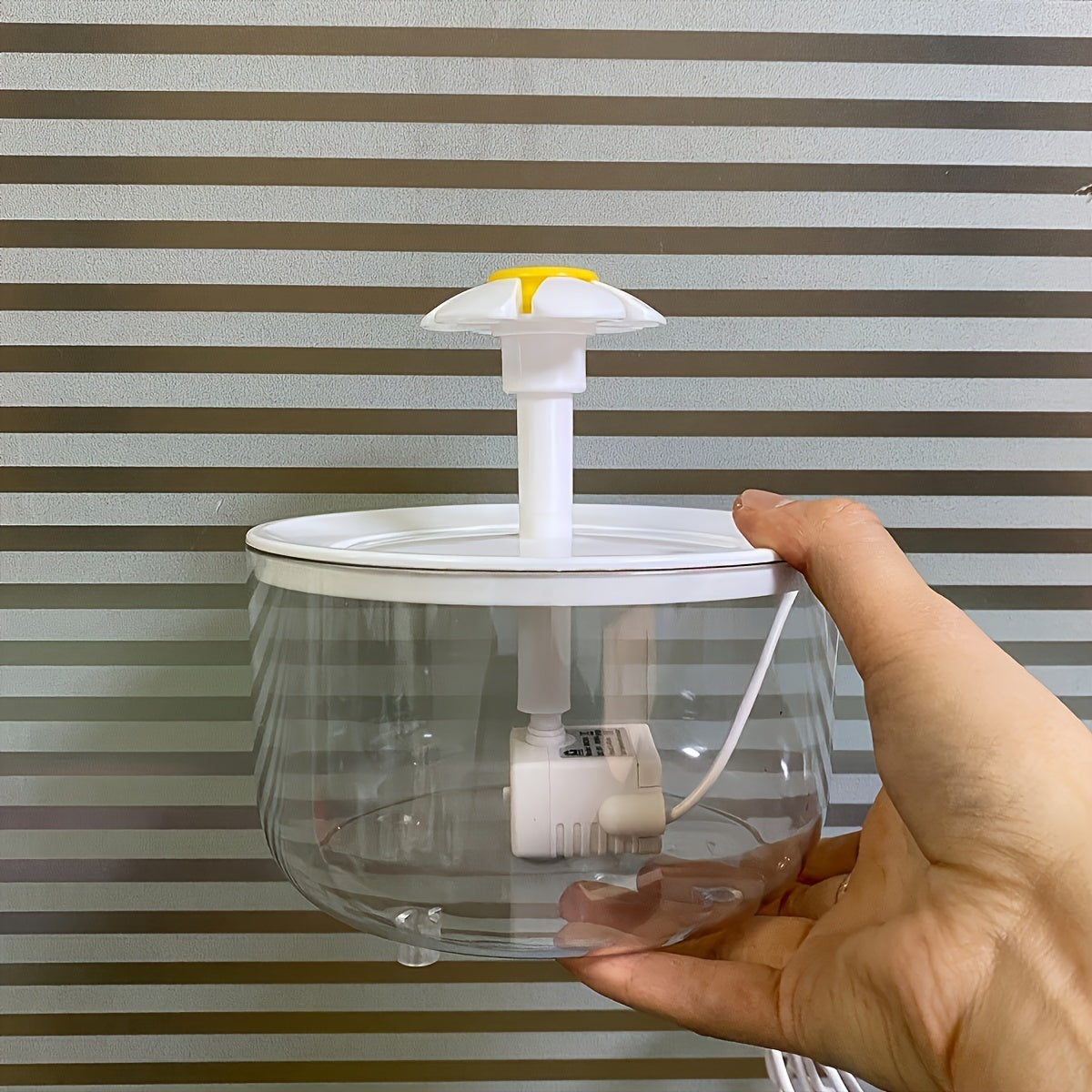 Cat Water Fountain 50.72 oz with USB Powered Quiet Pump, BPA-Free Easy-Clean Pet Drinking Dispenser with Feeder or Pump Set Options