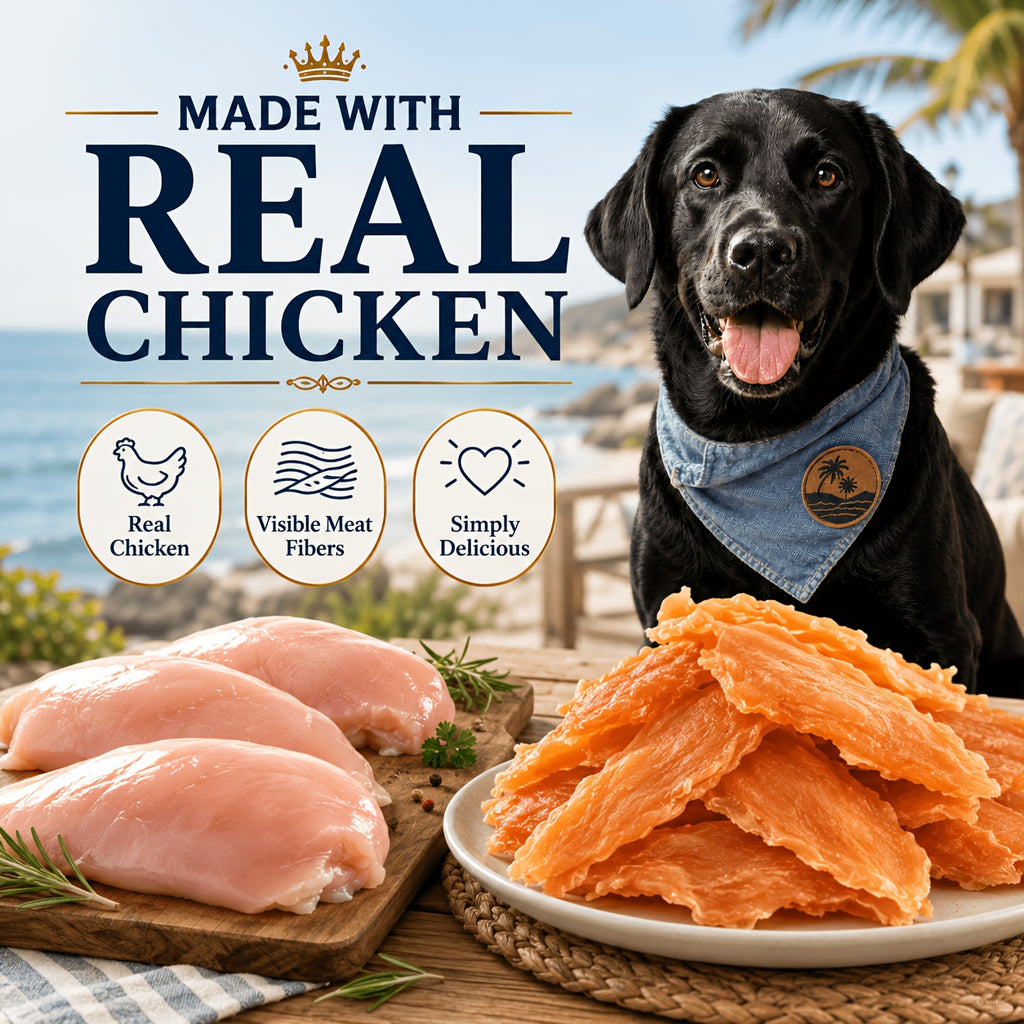 Chicken Jerky Dog Treats with Chewy Strip and Chicken & Duck Options for Supervised Training Rewards, Daily Snacks and Dog Lover Gifts