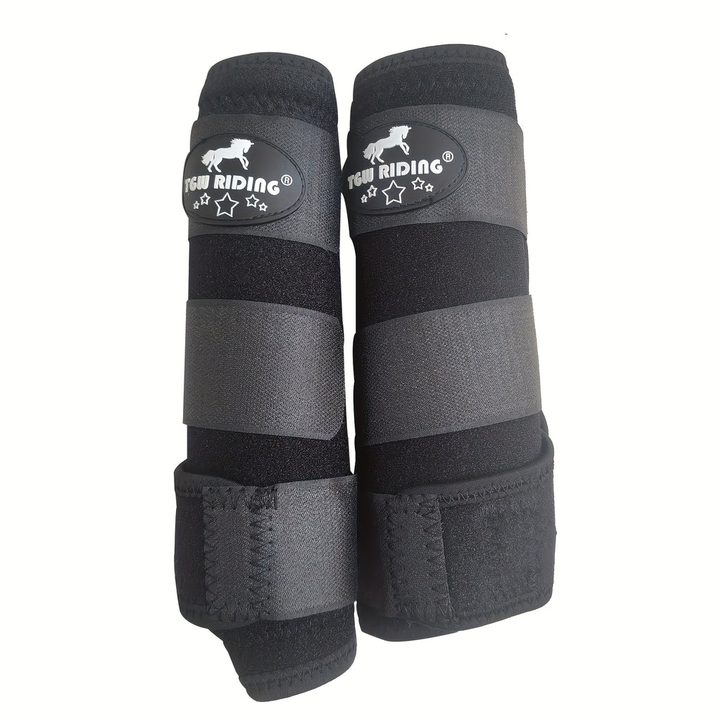 Horse Front Leg Sport Boots for Equestrian Training, Lower Limb Coverage for Supervised Exercise, Seven Colors with Small, Medium and Large Options