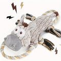 Donkey Plush Dog Toy for Small and Medium Dogs, Soft Stretch Animal Toy with Pull Rope or Long Stretch Options for Supervised Indoor Play