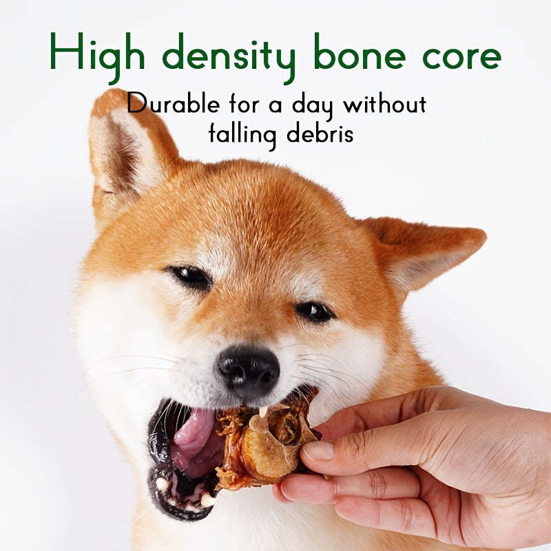 Beef Backbone Dog Chew Treat, 100g Pet Bone Snack for Supervised Chewing Sessions, Everyday Reward Routines and Holiday Dog Gift Baskets