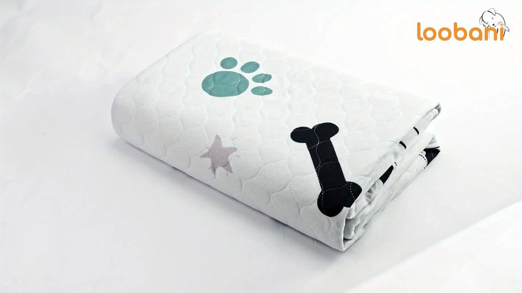 Reusable Dog Pee Pads with Four-Layer Design, Machine Washable Non-Slip Puppy Training Mats in Seven Size Options for Floors, Crates and Playpens