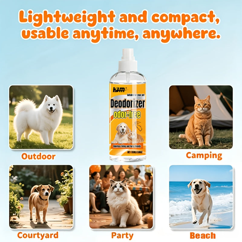 Vanilla Coconut Pet Deodorizing Spray, Portable Pet Fragrance Mist for Everyday Grooming Freshness, Surfactant-Free Formula, 1 Piece