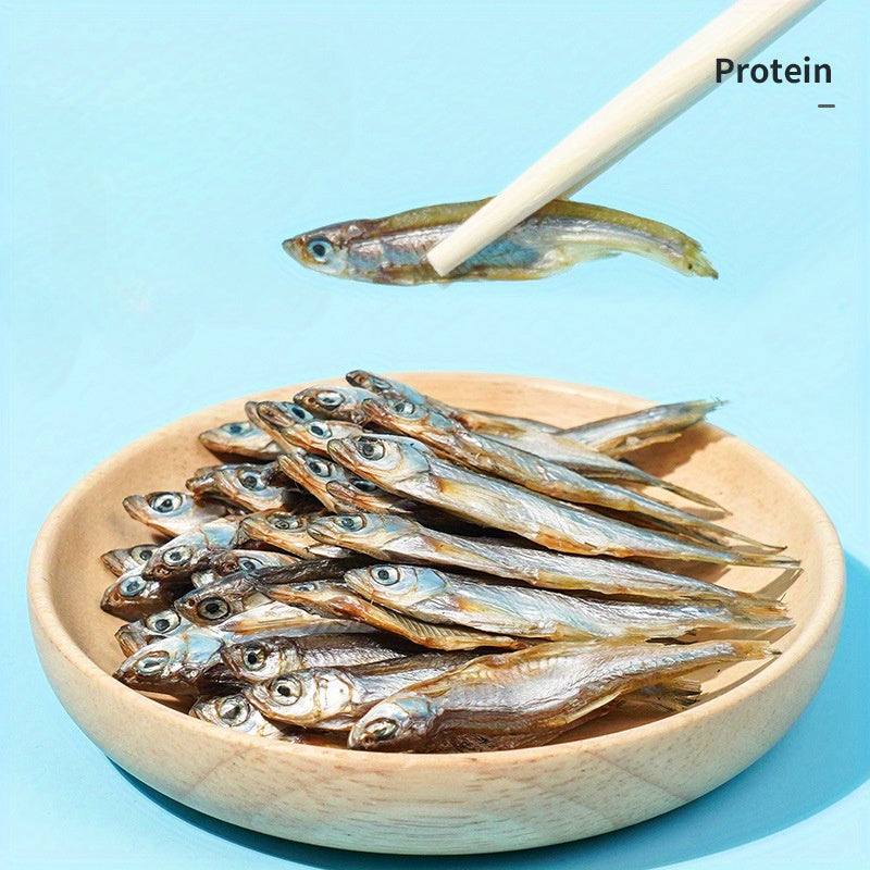 Dried Fish Pet Treats, Freshwater Fish Snacks in 100g or 240g Options for Turtle Keepers, Cat Owners and Hamster Snack-Time Routines