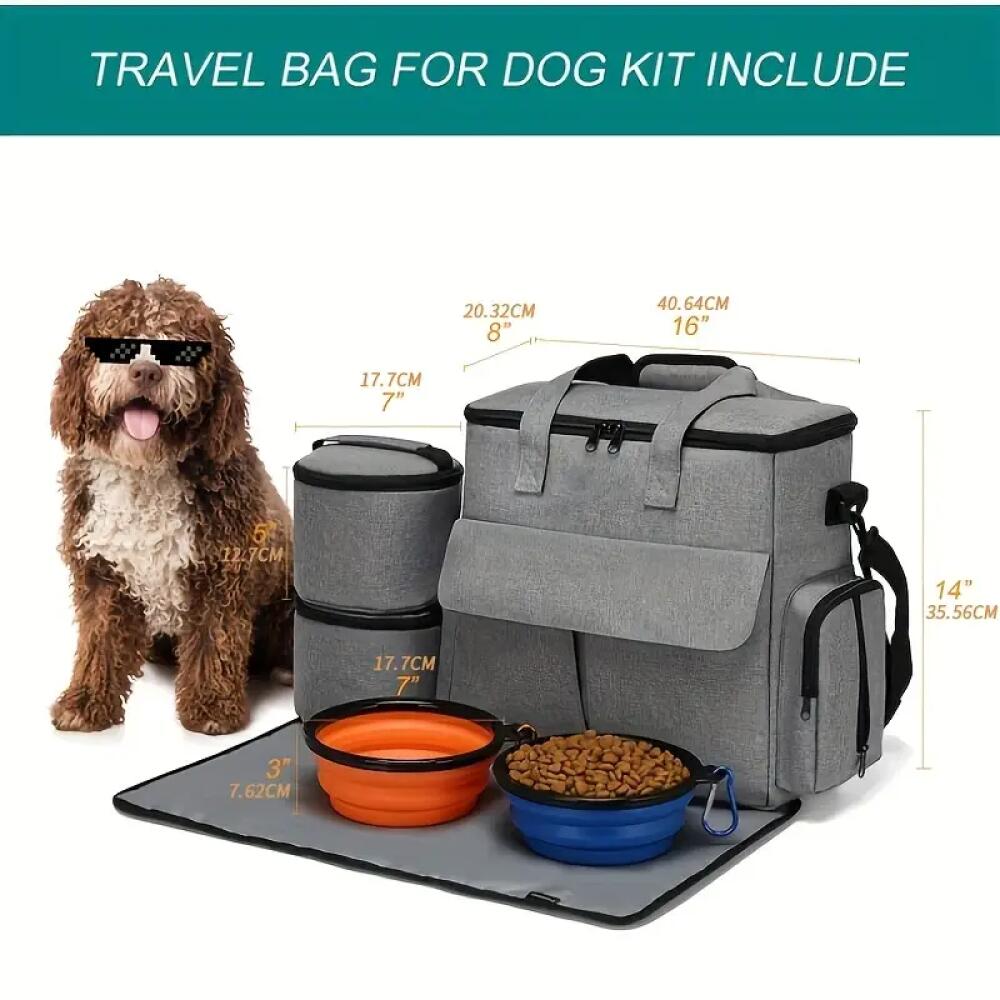 Dog Treat Pouch with Zip Closure, Large Capacity Nylon Training Reward Bag for Daily Walks, Outdoor Practice and Camping Adventures