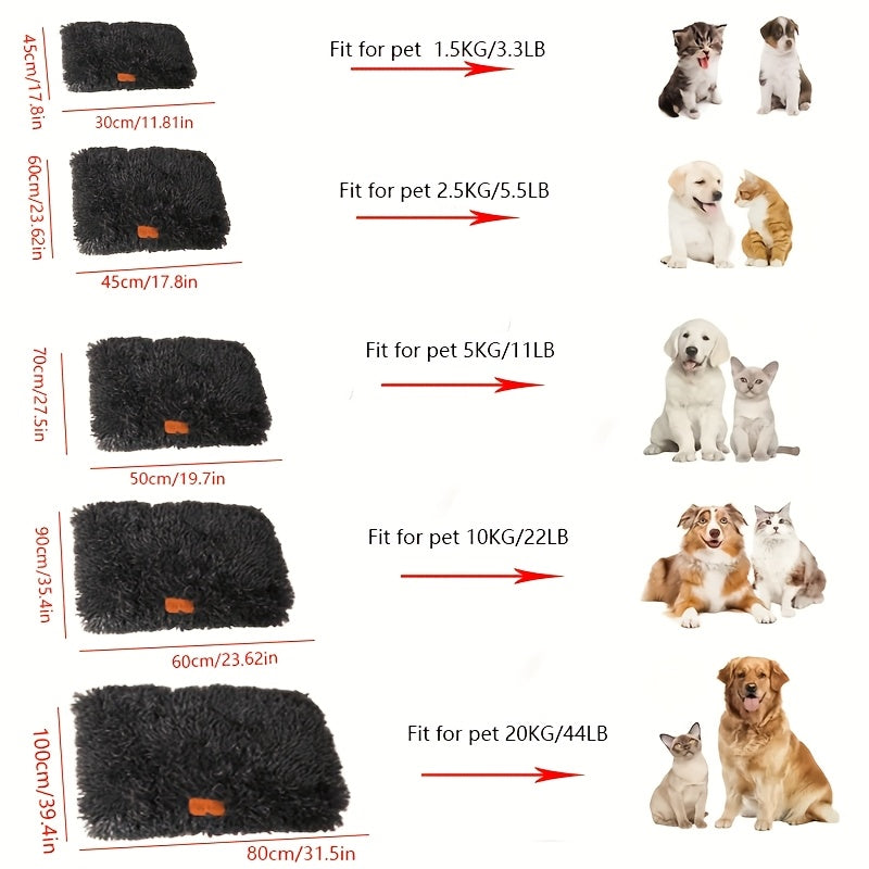 Plush Cat Bed with Resilient Soft Cushion, Light Grey Indoor Sleeping Nest in Five Sizes for Kittens, Maine Coons and Persian Cats