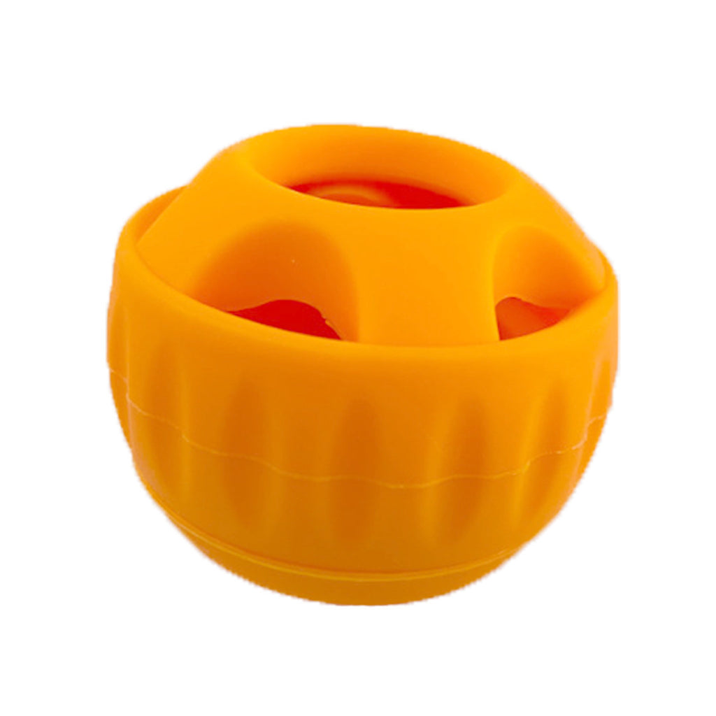 Dog Treat Ball and Tray Mold Set, 2-Piece Battery-Free Interactive Chew Toy Kit for Supervised Enrichment, Orange or Green Ball Options