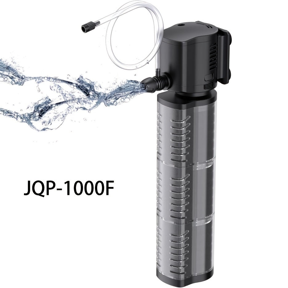 Internal Aquarium Power Filter with 3-Stage Filtration, Quiet Submersible Fish Tank Filter for Freshwater and Saltwater, 5W/14W/20W Options