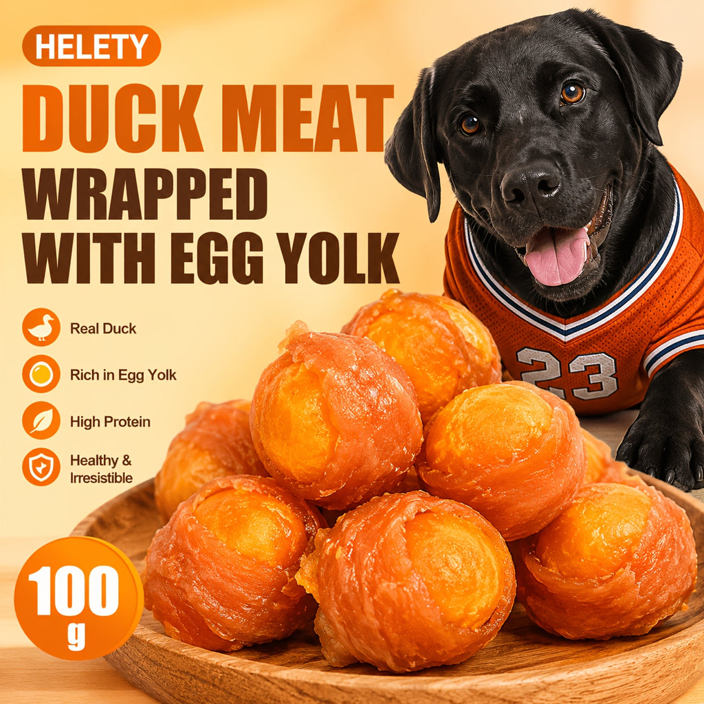 Assorted Dog Reward Treats, Chicken and Duck Combo, Yolk Wrap and Bone Bites Options for Supervised Training, Daily Snacks and Dog Gift Baskets