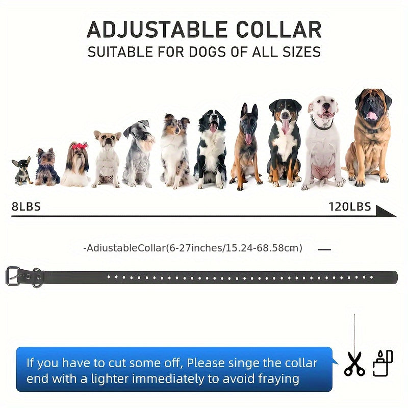 2600ft Dog Training Collar with Remote Control, Remote-Operated Pet Training Accessory for Supervised Dog Training Sessions, 1for1 Option