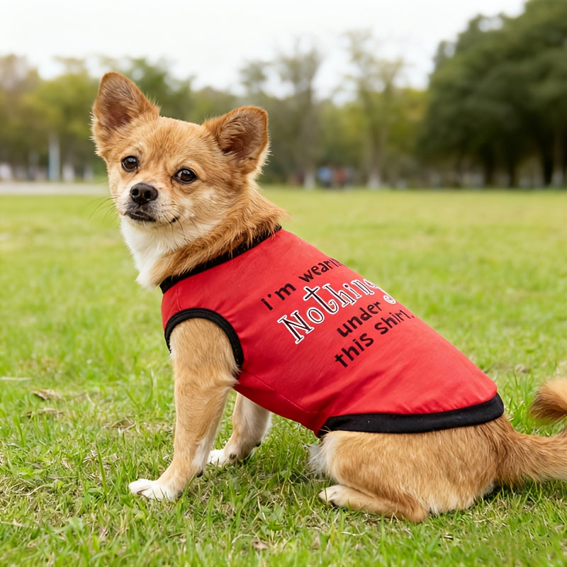 Sleeveless Dog Shirts 8 Pack for Small Dogs, DogLemi Mixed-Color Lightweight Graphic Pet Vests in XS, S and M for Daily Wear and Photos