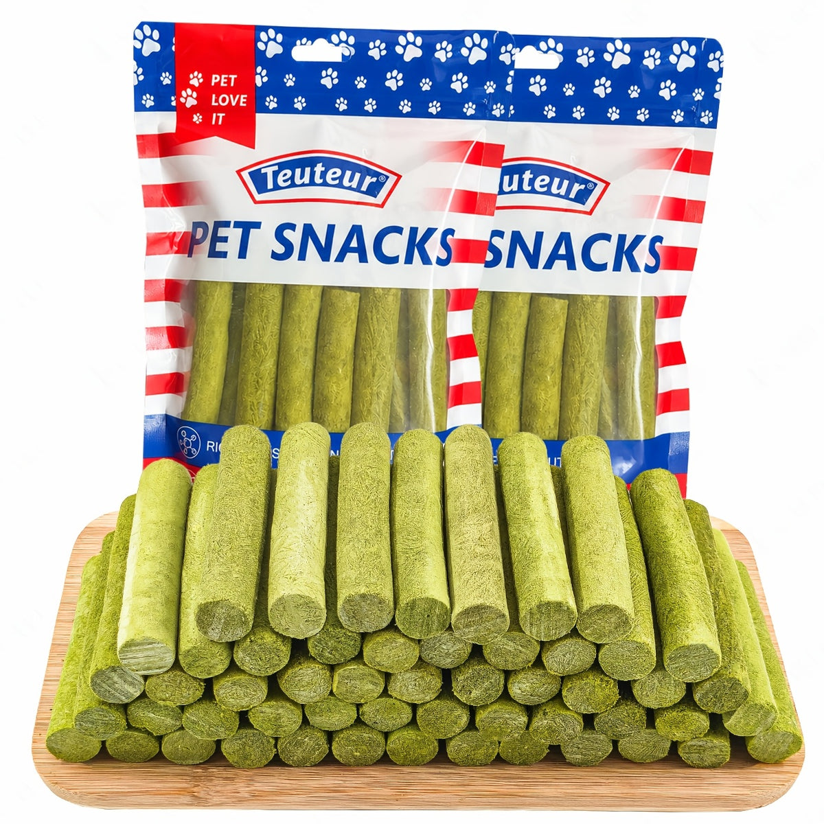 Crunchy Cat Treat Sticks with Chicken and Cat Grass, 2.93 oz Freeze-Dried Cat Snacks for Indoor Cats, Training Rewards and Food Topping