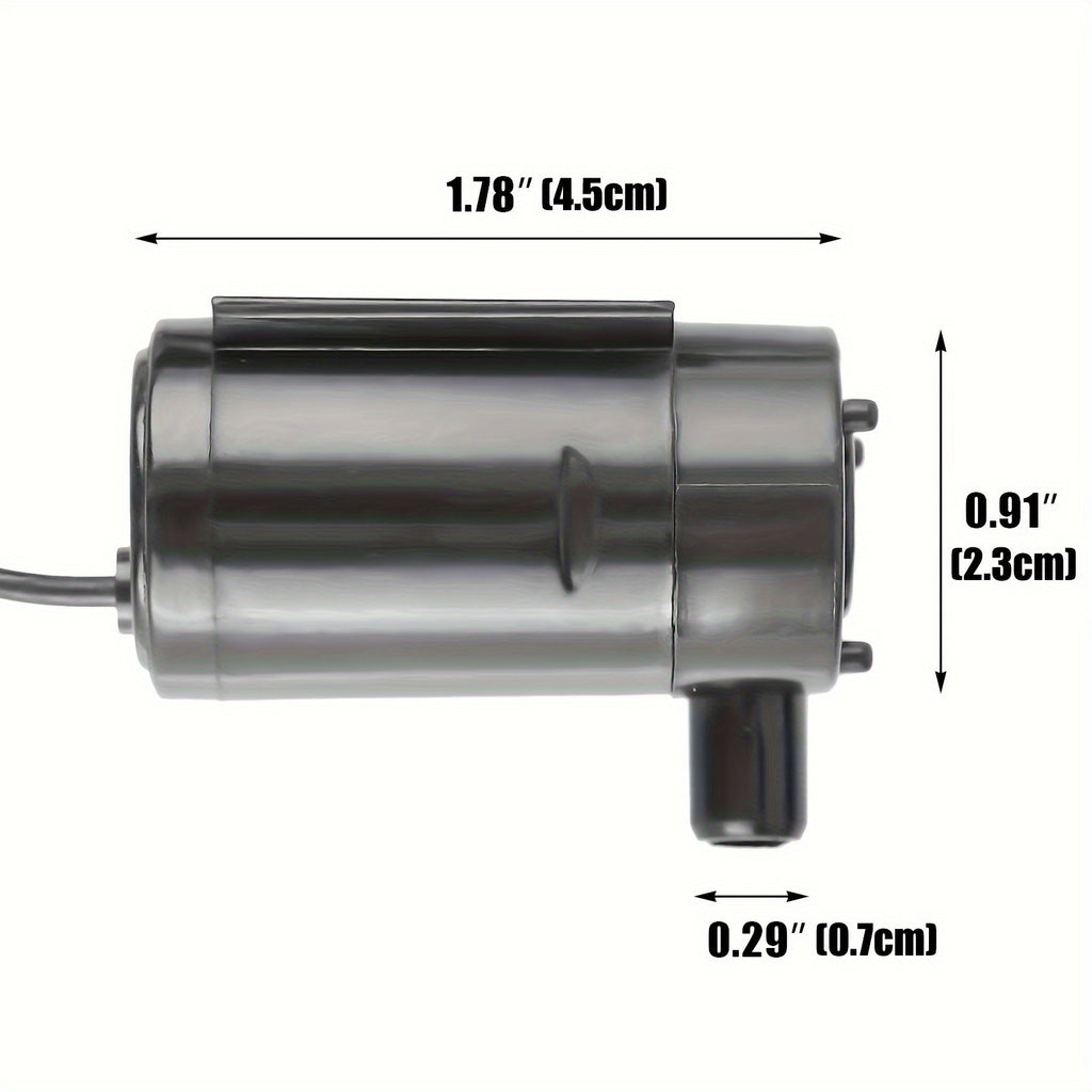 Mini Submersible Water Pump 4 Pack, 5V USB Powered Black Pumps with 35.43-Inch Cables for Small Fish Tanks, Garden Fountains and Water Circulation
