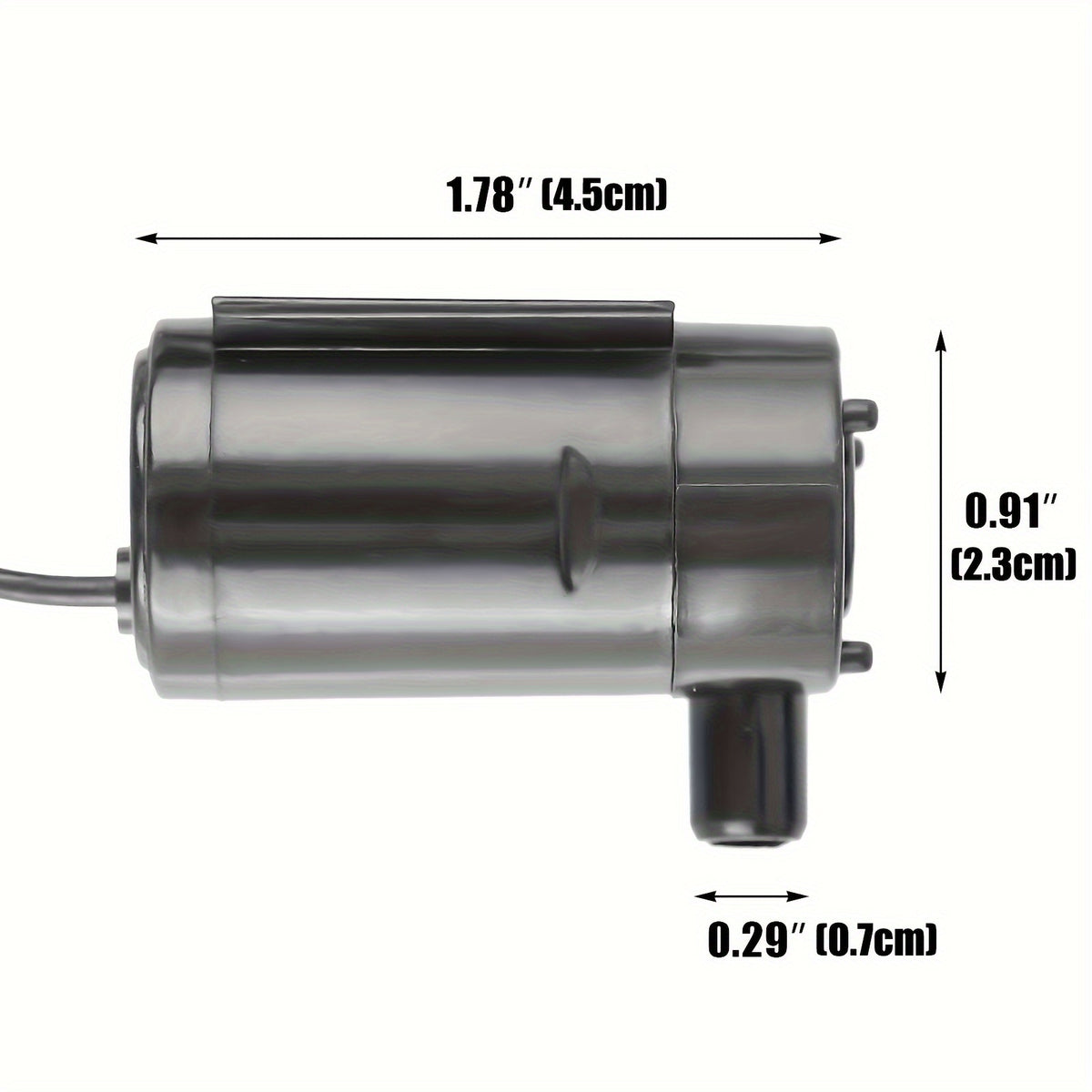 Mini Submersible Water Pump 4 Pack, 5V USB Powered Black Pumps with 35.43-Inch Cables for Small Fish Tanks, Garden Fountains and Water Circulation