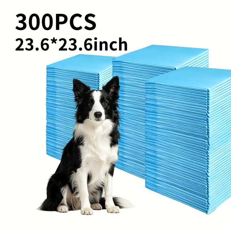 Dog Pee Pads with SAP Absorbent Core, 23.6 x 23.6 Inch Disposable Puppy Potty Training Pads, Leak-Proof Design in 50 to 400 Count Packs