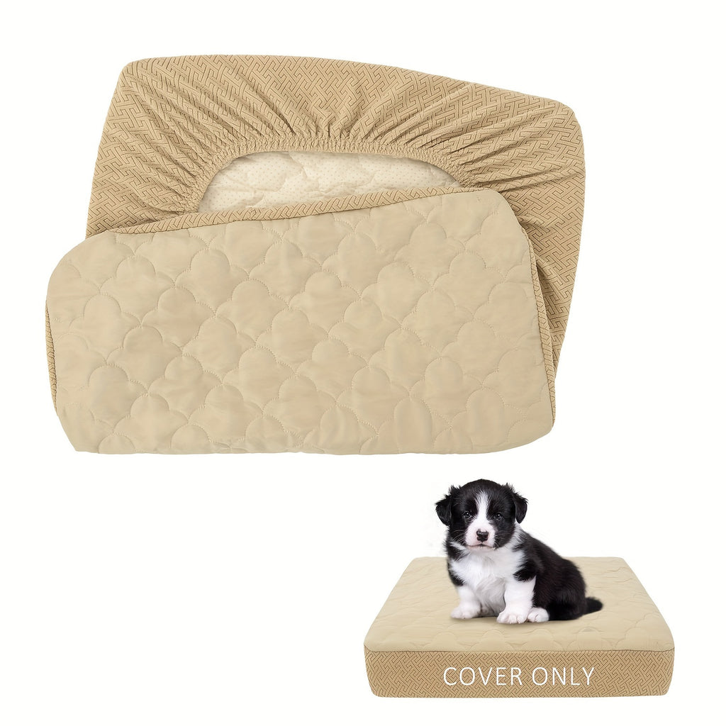 Dog Bed Replacement Cover, Washable Puppy Bed Cover Only in 30x20x6, 41x29x6 or 48x30x6 Inch Options for Compatible Pet Beds, No Insert Included