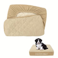Dog Bed Replacement Cover, Washable Puppy Bed Cover Only in 30x20x6, 41x29x6 or 48x30x6 Inch Options for Compatible Pet Beds, No Insert Included