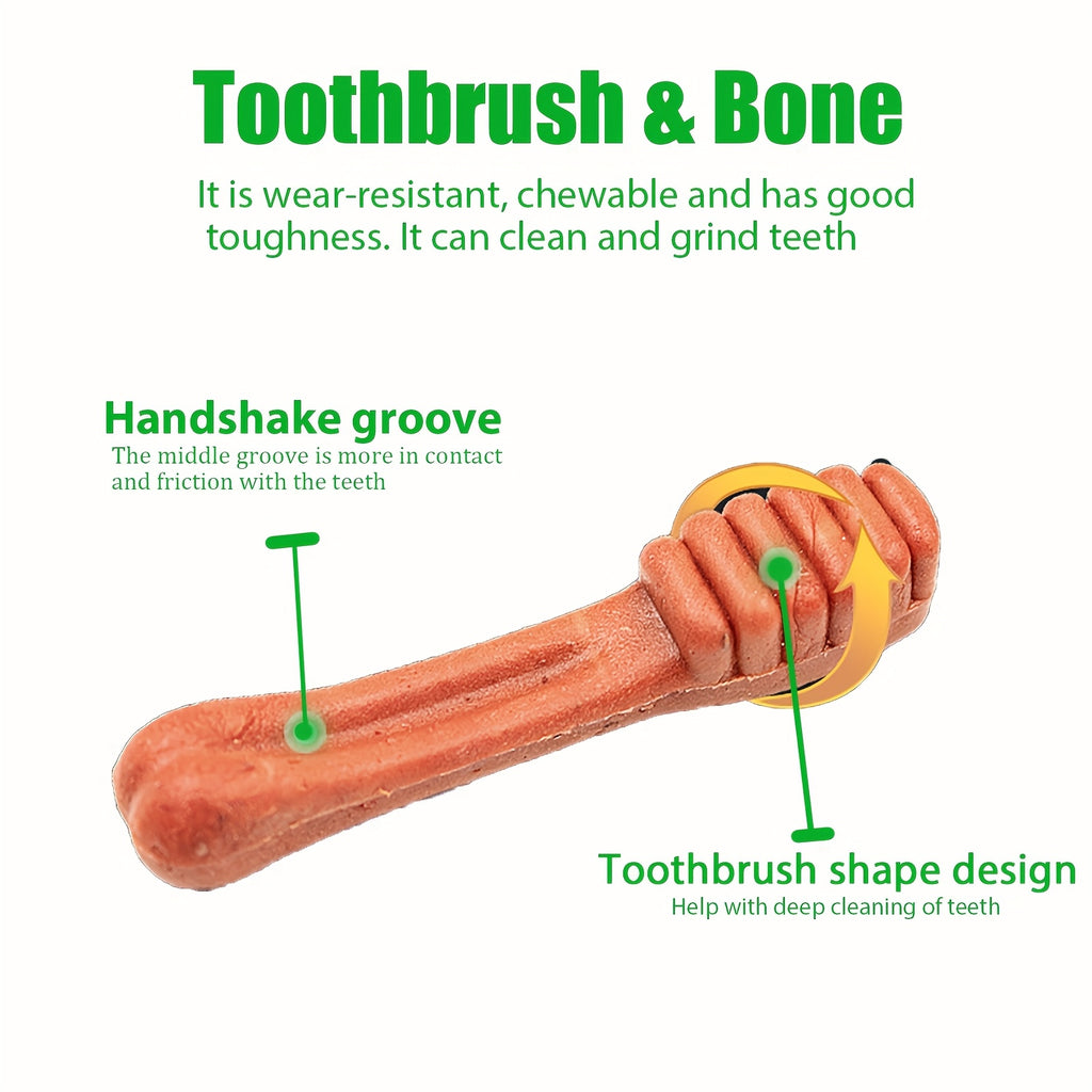 Dog Dental Chew Bone 90g, Beef Milk Mint Toothbrush Cleaning Bone Option for Supervised Chewing and Everyday At-Home Canine Oral Care Routines