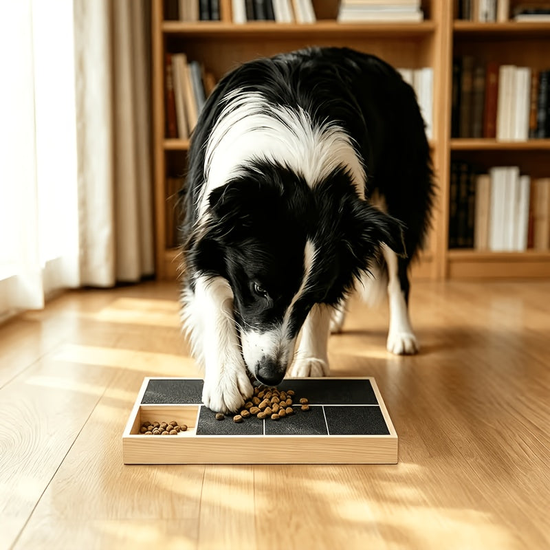 Dog Nail Scratch Board with Adjustable Bracket, Foldable Paw Filing Pad with 3 Angles from 45–65 Degrees and 2 Sandpaper Sheets for Home Grooming
