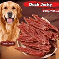 Duck Dog Treats 200g, Dehydrated Duck Jerky Strips for Small and Large Dogs, Meat Snack Sticks for Training Rewards and Everyday Treat Time