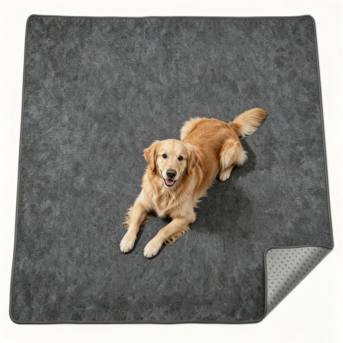 Extra Large Washable Dog Pee Pad, 1 Pack Reusable Non-Slip Puppy Training Mat for Playpens, Whelping, Floors, Crates and Sofa Protection