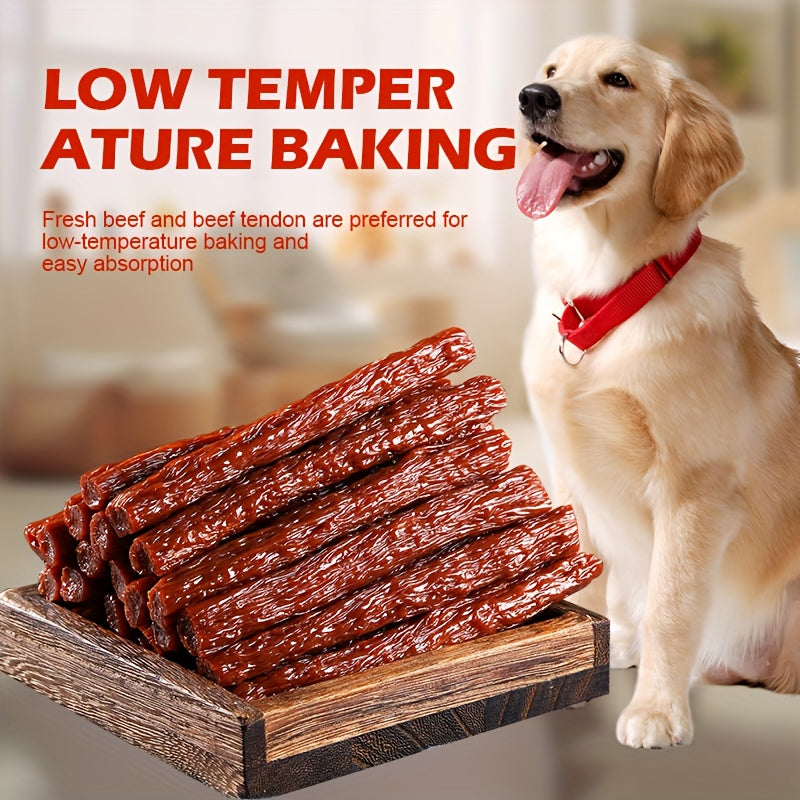 Beef Tendon Chews for Dogs, 150g / 5.29oz Tendon Strips for Supervised Chewing, Reward Time and Everyday Treat Routines with Your Pet