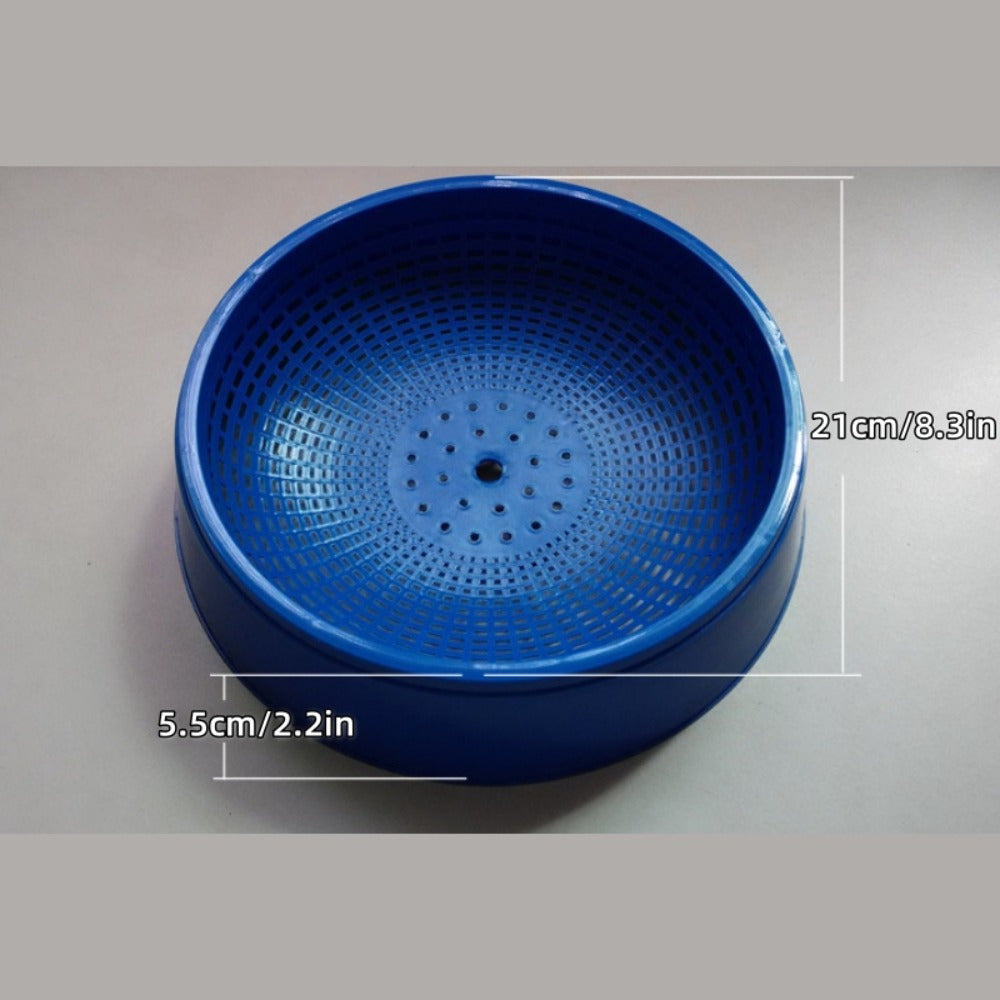 Pigeon Nesting Bowls with Coconut Fiber Mats, 6-Piece Plastic Bird Nest Set for Breeding Season, Racing Pigeon and Dove Loft Care