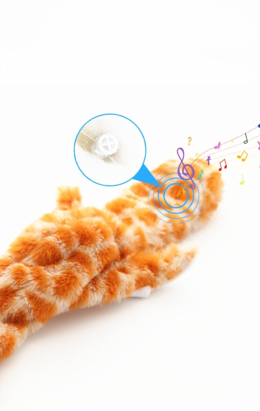 Stuffless Plush Dog Toys 5 Pack, Squeaky Pet Toy Set for Supervised Gentle Chewing, Interactive Indoor Play and Dog Lover Gifts