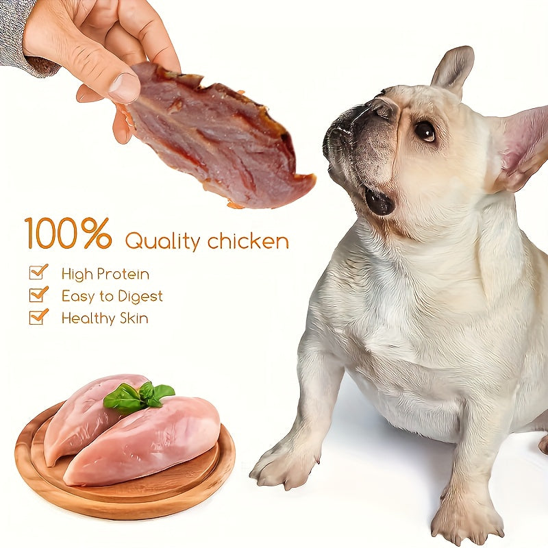 Duck Jerky Dog Treats 3-Pack, Three 200g Bags of Chewy Duck Meat Strips for Training Rewards and Daily Snacks for Small, Medium and Large Dogs