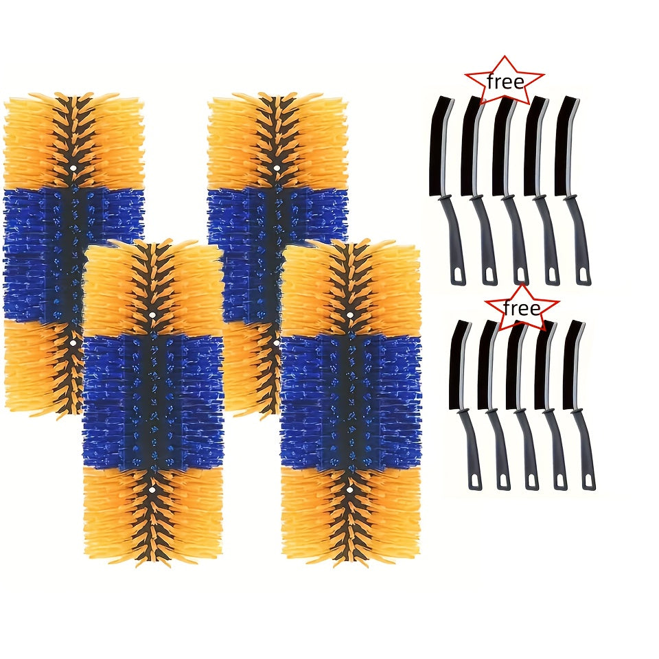 Horse Grooming Scratcher Set for Cattle and Livestock, 2 or 4 Pieces with Rounded Edges and Screws, Color Options and Selected Cleaning Brush Bundles