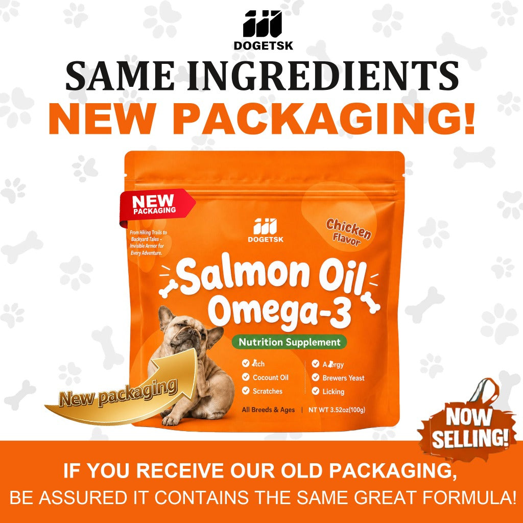 Omega-3 Fish Oil Chews for Dogs and Cats with Wild Alaskan Salmon Oil, Chewable Pet Supplement for Everyday Skin and Coat Care Routines