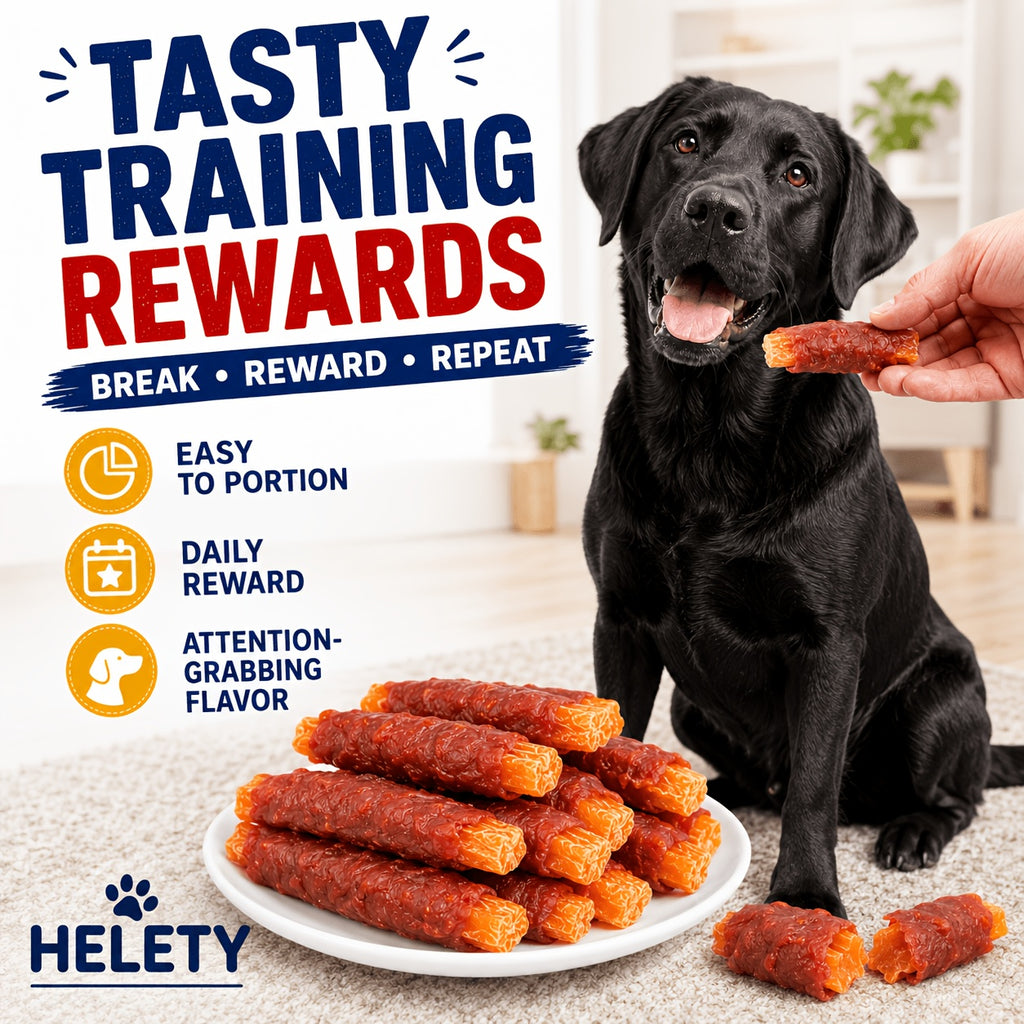 Duck Wrapped Sweet Potato Dog Treats, Chewy Snack Sticks in 220g or 450g Packs for Supervised Training Rewards and Everyday Dog Treat Time