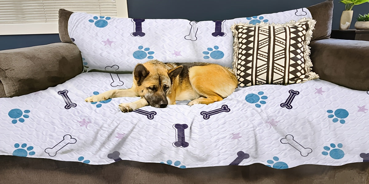Reusable Dog Pee Pads with Four-Layer Design, Machine Washable Non-Slip Puppy Training Mats in Seven Size Options for Floors, Crates and Playpens