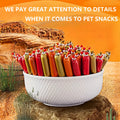 Chicken Flavor Dog Sausage Treats, Soft Snack Sticks in 16 or 32 Piece Options for Small Breed Dogs, Supervised Training Rewards and Treat Time