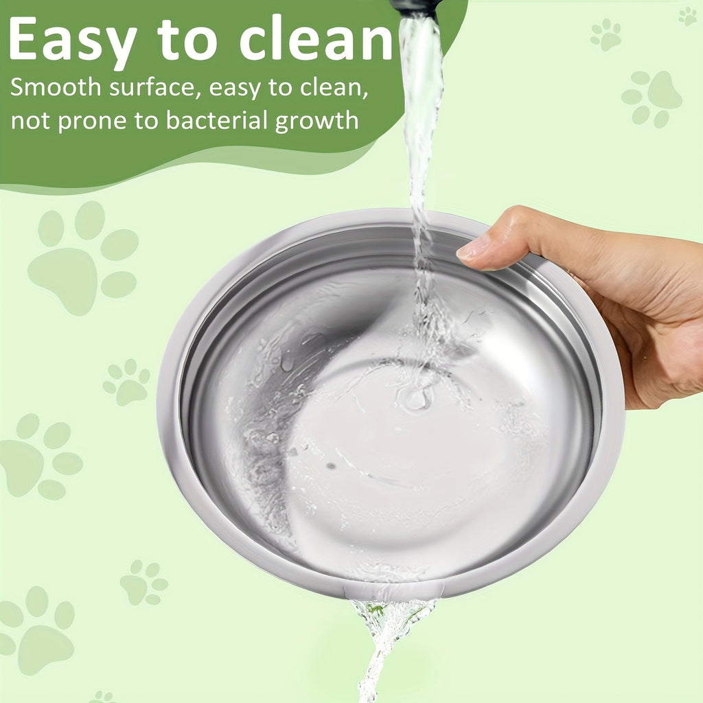 Elevated Dog Bowls Feeding Station with 9, 11, 12 and 14 Inch Adjustable Heights, Raised Food and Water Stand for Medium and Large Dogs