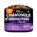 L-Theanine Dog Calming Chews, 120 Chicken-Flavored Soft Chewable Tablets for Daily Relaxation and Emotional Balance Support, 1 Bottle