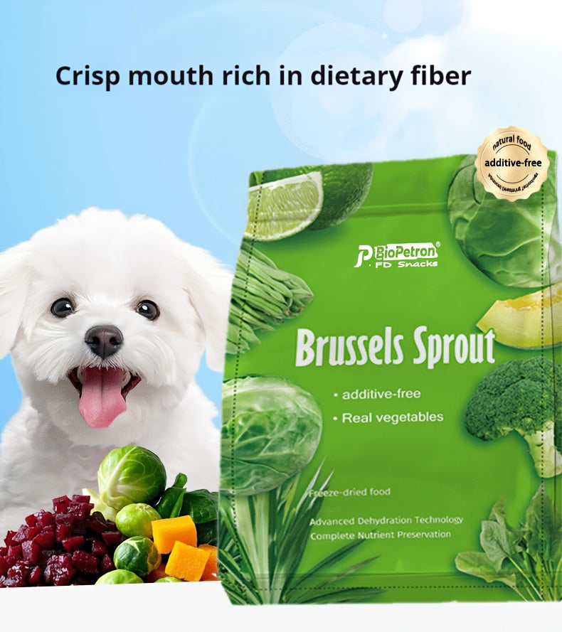 Freeze Dried Dog Treats with Fruit and Vegetable Options, Six Selectable Snack Styles for Supervised Training Rewards and Dog Food Toppers