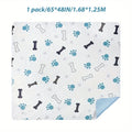 Reusable Puppy Training Pads with TPU Waterproof Protection, 4-Layer Washable Non-Slip Dog Pee Mats for Potty Training and Whelping