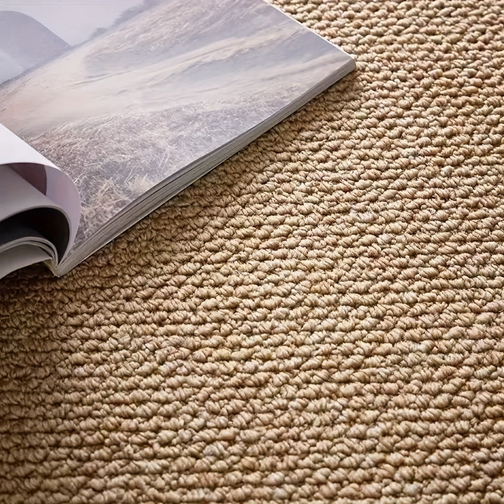 Sisal Cat Scratching Mat for Indoor Cats, Horizontal Floor Scratcher Rug with Non-Slip Low-Profile Design for Couch and Carpet Areas