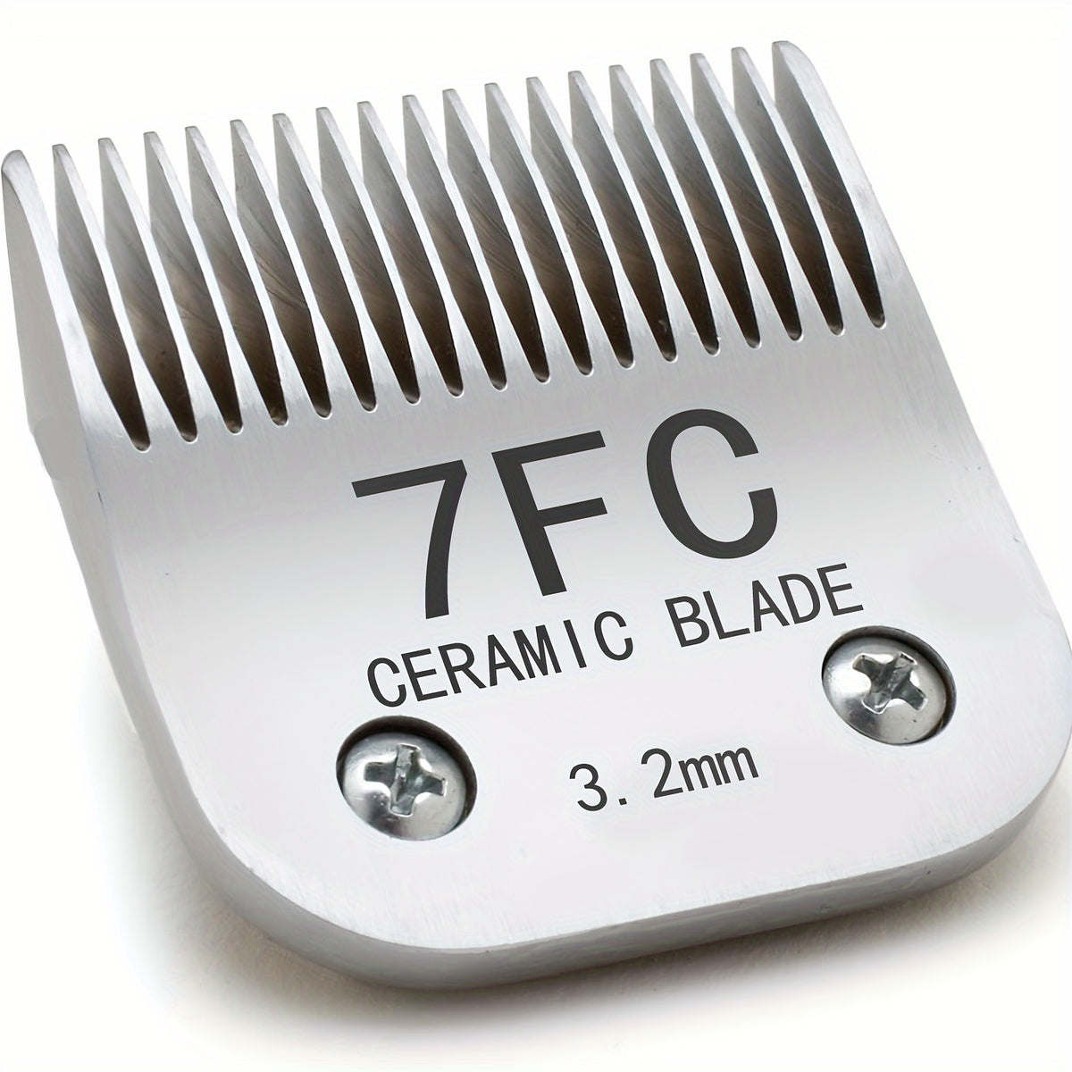 7FC Dog Clipper Blade with Ceramic Cutter, 1/8-Inch (3.2 mm) Replacement Grooming Blade for AG and AGC Pet Clippers, Single Piece
