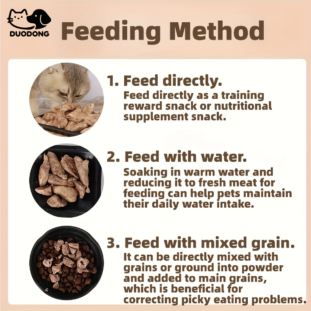 Freeze Dried Chicken Heart Dog Treats, Single Ingredient Grain-Free Raw Snacks for Training Rewards and Food Toppers, 200g or 300g