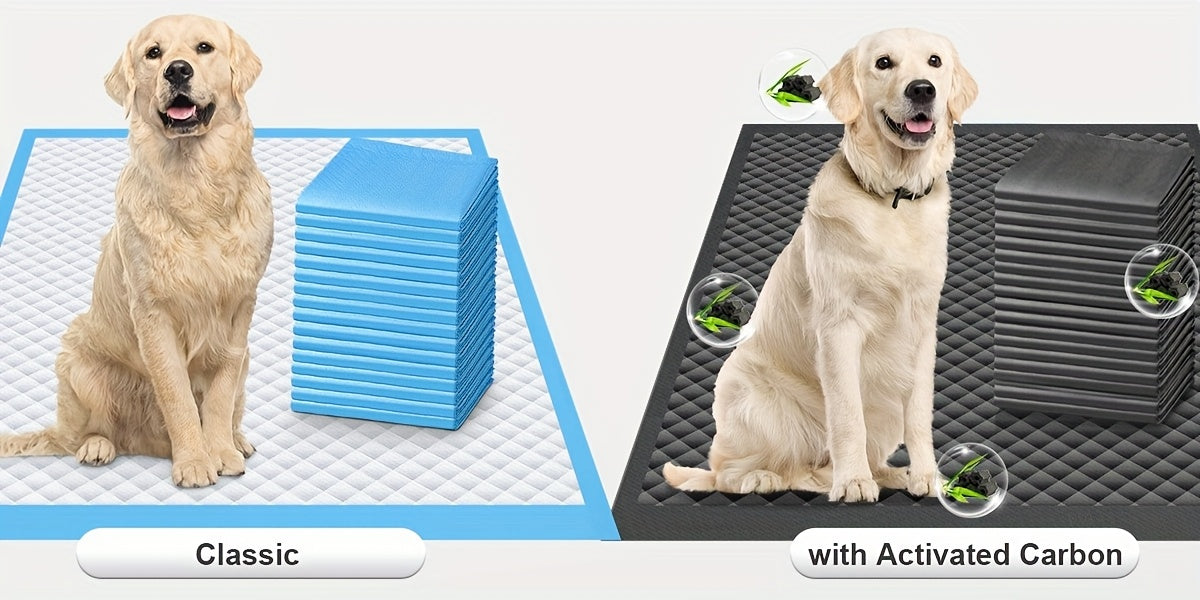Dog Pee Pads 36 x 36 Inches, 55 Count Extra Large Six-Layer Disposable Puppy Potty Training Pads with Soft Nonwoven Surface for Home and Crates