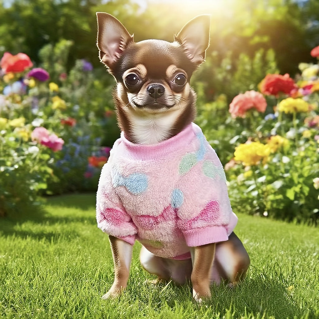 Winter Dog Clothes for Small and Medium Dogs, Soft Puppy Sweater Outfit in XS-XXL for Cool Weather Walks, Seasonal Wear and Pet Photos