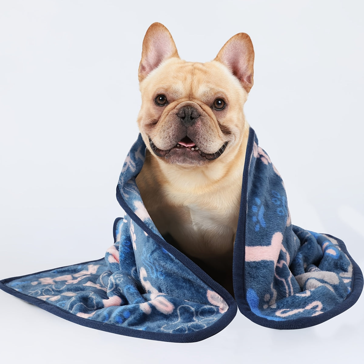 Coral Fleece Pet Blankets 3-Pack for Dogs and Cats, Soft Double-Sided Throws for Sofa, Crate and Bed, Three Size Options for Home and Travel