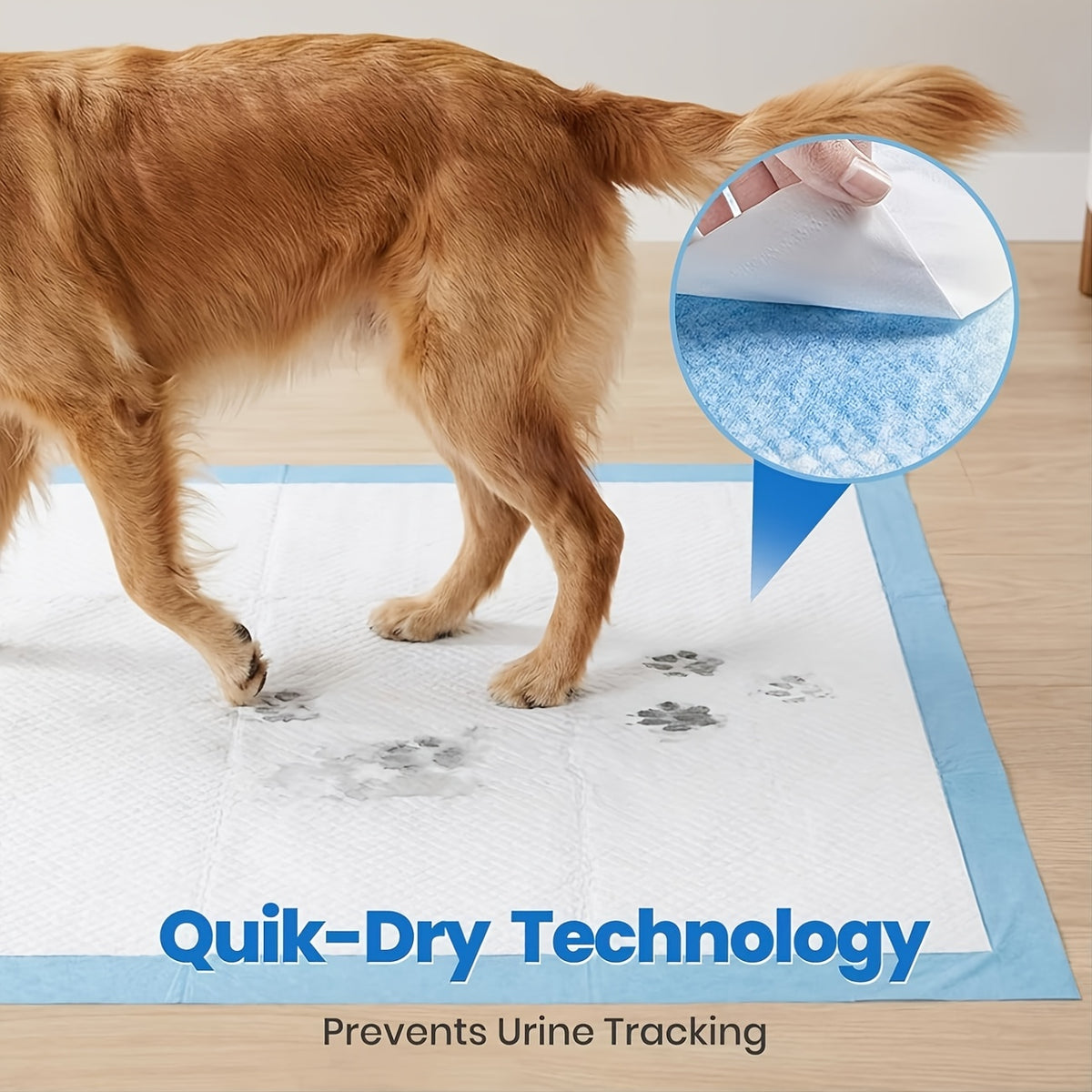 58 x 32 Inch Dog Pee Pads 40 Count, Extra Large Disposable Absorbent Puppy Potty Training Mats for Dogs and Cats, Crates and Couch Protection