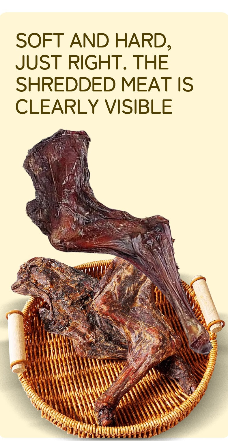 Lamb Leg Dog Chew 100g, Air-Dried Bone-In Dog Treat for Supervised Chewing, At-Home Reward Time and Seasonal Dog Owner Gift Baskets