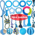 Assorted Puppy Toys for Small Dogs, Random 3 or 12 Piece Chew and Play Toy Packs for Supervised Indoor Games, Toy Rotation and Birthday Gifts
