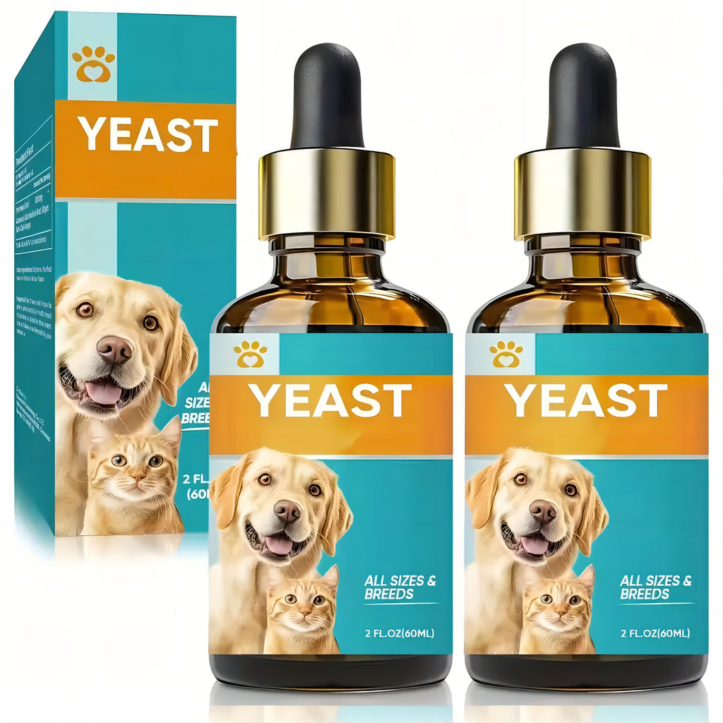 Canine Yeast Supplement Drops for Dogs, Liquid Supplement for All Breeds, 2.03oz Listed Option for Owner-Managed Pet Care Routines