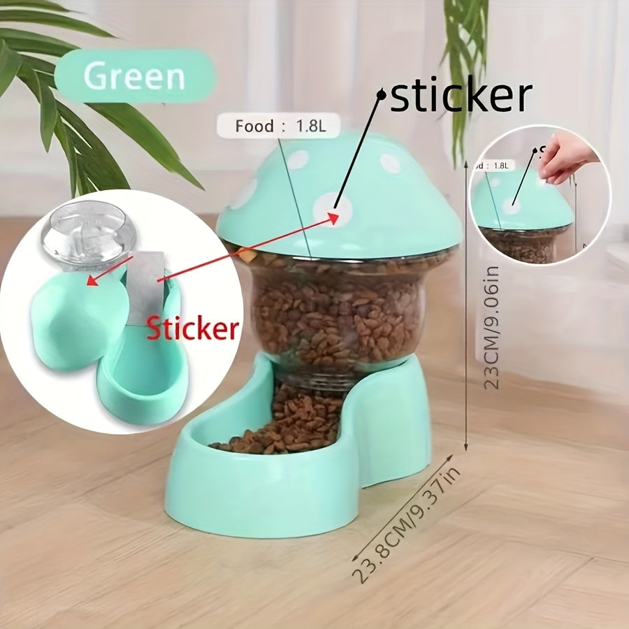 Cage Mounted Pet Feeder and Water Dispenser, Hanging Gravity Food and Water Bowls for Cats, Small Dogs and Rabbits, Multiple Set Options